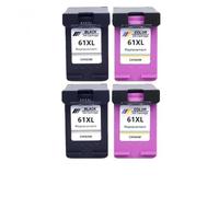 Cartucho de Tinta Compatible para Impresora 61XL 61 4500 4502 5530 Deskjet 1050 2050 3050 3054 3000 1000(2BK 2COLOR)