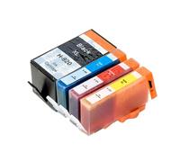 Cartucho de Tinta Compatible para impresoras de inyección de Tinta 920 HP920XL para Officejet 6000 6500 6500 Wireless 6500A 7000 7500 7500A(1 Set (4 PCS))