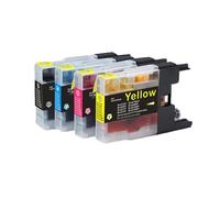 Cartucho de Tinta Compatible para impresoras MFC Modelos J6910CDW J6710CDW J840N Compatible con LC12 LC40 LC71 LC73 LC75 LC400 LC1220 LC1240(1SET)