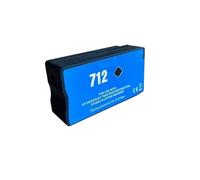 Cartucho de Tinta Compatible para impresoras Plotter T230 T250 T630 T650 T210 Adecuado para HP712(Black 80ML)