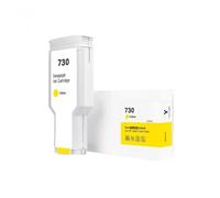 Cartucho de Tinta Compatible para la Serie HP730 para DesignJet T2600 T1600 T1700 Modelos P2V71A P2V73A P2V72A P2V70A(1PCS Yellow)