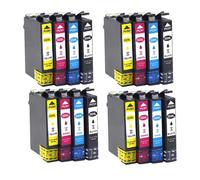 Cartucho de Tinta Compatible para los Modelos Expression Home XP-5200 WF-2960 T222 T222XL 222XL(16pcs 4set)