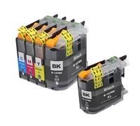 Cartucho de Tinta Compatible para MFC-J4410DW J4510DW J4610DW J4710DW DCP-J4110DW para LC127 LC125 127XL 125XL(1set Plus 1Bk)