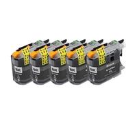 Cartucho de Tinta Compatible para MFC-J4410DW J4510DW J4610DW J4710DW DCP-J4110DW para LC127 LC125 127XL 125XL(5PCS Black)