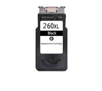 Cartucho de Tinta Compatible para Modelos de Impresora PG 260 CL 261 PG260 CL261 260XL 261XL Funciona con TS5320 TS6420 TR7020 INTERRISTAS(1 Black)