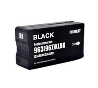 Cartucho de Tinta Compatible para OfficeJet Pro 9010 9015 inyección de Tinta de Color remanufacturada para 963 963XL 967XL 963 967 XL(1PC BK)