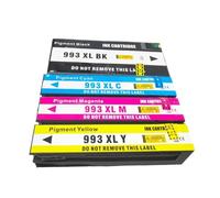 Cartucho de Tinta Compatible para PageWide Pro 750dw 777z MFP 772dn Color MFP 774dn 779dn 775dn HP993 993X(1SET HP993X)