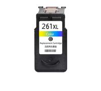 Cartucho de Tinta Compatible para PG 260 CL 261 PG260 CL261 260XL 261XL para TS5320 TS6420 TR7020 Impresora de inyección de Tinta(1 Color)