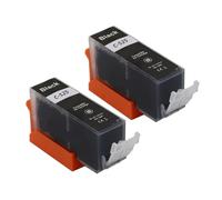 Cartucho de Tinta Compatible para PGI-525 CLI-526 para IP4850 IP4950 IX6550 MG5150 MG5250 MG5350 MG6150 MG6250 MG8150(525K 2PC)