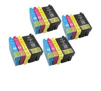 Cartucho de Tinta Compatible para T252 T252XL T2521 para Workforce WF 3620 WF 3640 WF 7610 WF 7620 7110 3620 3640 7620 y más(4 Sets)