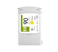 Cartucho de Tinta Compatible para Tinta pigmentada 90 HP90 para impresoras de inyección de Tinta Designjet 4000 4000ps 4020 4500 4520 con el último Chip(1PC Yellow)