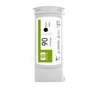 Cartucho de Tinta Compatible para Tinta pigmentada 90 HP90 para impresoras de inyección de Tinta Designjet 4000 4000ps 4020 4500 4520 con el último Chip(1PC Black)