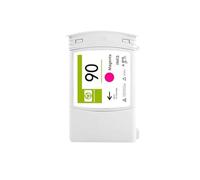 Cartucho de Tinta Compatible para Tinta pigmentada 90 HP90 para impresoras de inyección de Tinta Designjet 4000 4000ps 4020 4500 4520 con el último Chip(1PC Magenta)