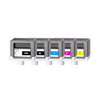 Cartucho de Tinta Compatible PFI-307 de 330ML con Tinta Completa Compatible con Suministros de Impresora IPF830 IPF840 IPF850(1set 5colors)