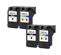 Cartucho de Tinta Compatible PG245 CL246 for C-Non PG-245 CL-246 PG-245XL CL-246XL P-xma MG2420 MG2520 MG2522 MG2525 MG2920 MG2922(2Black 2Color)