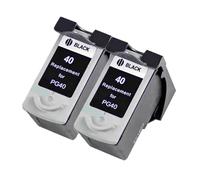 Cartucho de Tinta Compatible PG40 CL41 for Canon PG 40 41 Pg-40 Cl-41 for impresoras IP1600 IP1200 IP1900 MP140 MP150 MX300 MX310 MP160(2 Black)