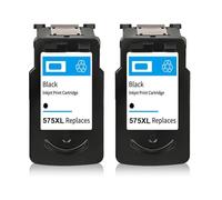 Cartucho de Tinta Compatible PG575 CL576 PG575XL CL576XL 575 576 XL PG-575 CL-576 para TS3550I TS35551I TR4750I TR4751I IMINIRAS(BK(2PC))