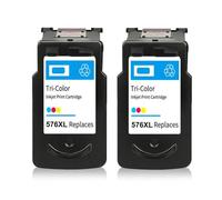 Cartucho de Tinta Compatible PG575 CL576 PG575XL CL576XL 575 576 XL PG-575 CL-576 para TS3550I TS35551I TR4750I TR4751I IMINIRAS(Color(2PC))