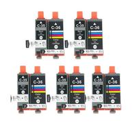 Cartucho de Tinta Compatible PGI-35 PGI35 CLI-36 CLI36 35 36, Compatible con Impresora Canon IP100 IP110 IP100B TR150(5set)