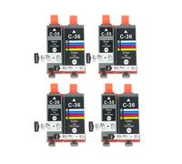 Cartucho de Tinta Compatible PGI-35 PGI35 CLI-36 CLI36 35 36, Compatible con Impresora Canon IP100 IP110 IP100B TR150(4set)