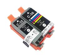 Cartucho de Tinta Compatible PGI-35 PGI35 CLI-36 CLI36 35 36, Compatible con Impresora Canon PIXMA IP100 IP110 IP100B TR150(1set)