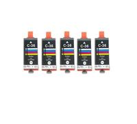 Cartucho de Tinta Compatible PGI-35 PGI35 CLI-36 CLI36 35 36, Compatible con Impresora Canon PIXMA IP100 IP110 IP100B TR150(5 Color)