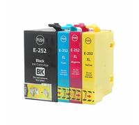 Cartucho de Tinta Compatible T252XL para impresoras Workforce WF-3620 WF-3640 WF-7110 WF-7210 WF-7610 WF-7620 WF-7710 WF-7720 252XL 252 XL E-252XL(1SET(4PC))