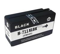 Cartucho de Tinta Compatible with HP 711 711XL DesignJet T120 T520 CZ130A CZ131A CZ132A CZ133A(BK)
