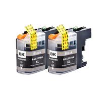 Cartucho de Tinta Completo Compatible con Suministros de Impresora DCP-J4120DW J4420DW J4620DW J4625DW J5620DW J5625DW Reemplazo LC227 LC225 LC227XL LC225XL(2pcs Black)