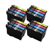 Cartucho de Tinta Completo T502XL 502 502XL con reemplazo Chip Compatible Impresora Epson Workforce XP5100 XP5105 WF2860 WF2865(4SET)