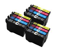 Cartucho de Tinta Completo T502XL T502 502XL con reemplazo Chip Compatible Impresora Epson Expression XP-5100 XP-5105 Workforce WF-2860 WF-2865(3SET)