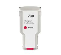 Cartucho de Tinta de 300ML P2V68A P2V69A P2V70A Compatible con Impresora DesignJet T1600 T1600dr T1700 T1700dr T2600 T2600d 730(Magenta)