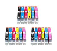 Cartucho de Tinta de 6 Colores 277XL T2771 T2772 T2773 T2774 T2775 T2776 Compatible con Expression Photo Series XP750 XP760 XP850 XP860 XP950 XP960 XP970(1SET(18PC))