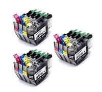 Cartucho de Tinta de Alta Capacidad LC421XL/LC421/421XL Compatible con impresoras Brother DCP-J1050DW/MFC-J1010DW/DCP-J1140DW(LC421XL-3set)