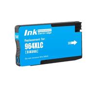 Cartucho de Tinta de Color 964XL 968XL 964 968 XL for impresoras OfficeJet Pro 9010 9015 9020/9022/9023(1pcs Cyan)