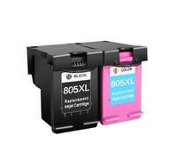 Cartucho de Tinta de Color Compatible para 805 805XL para DeskJet 1210 1212 2330 2332 2335 2720 2721 2722(1SET 2COLORS)
