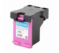 Cartucho de tinta de gran capacidad recargable Premium caja de tinta para impresora compatible con HP63 63XL para DeskJet 1110 1115 2130 2135 3630 3830 OfficeJet 4650 4520 negro (Nueva versión 63XL