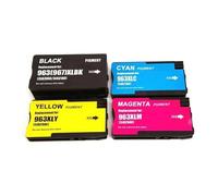 Cartucho de Tinta de inyección de Color remanufacturado HP963 CMYK 963XL 967XL 963 967 XL con Chip, Compatible con HP OfficeJet Pro 9010 y 9015 impresoras(A Set)