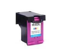 Cartucho de Tinta de inyección de Tinta 652xl for HP652 DeskJet Ink Advantage 1115 2135 3635 3755 3835 3836 4535 4675(652XL 1PCS Tri-Color)