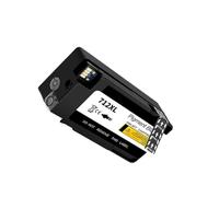 Cartucho De Tinta De Inyección De Tinta 712XL 3ED71A 3ED67A Compatible Con HP DesignJet T210 T230 T250 T630 T650 Impresora(Nero)