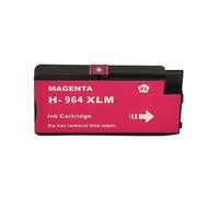 Cartucho de Tinta de inyección de Tinta Compatible 964XL 968XL for impresoras OfficeJet Pro 9010, 9012, 9015, 9013, 9014, 9018, 9019 y 9020.(M 1pcs)