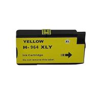 Cartucho de Tinta de inyección de Tinta Compatible 964XL 968XL for impresoras OfficeJet Pro 9010, 9012, 9015, 9013, 9014, 9018, 9019 y 9020.(Y 1pcs)