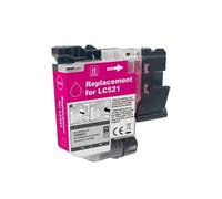 Cartucho de Tinta de inyección de Tinta Compatible LC521 521 for Impresora B-Rother DCP J1260W J1310DW J1360DW J1460DW 1260 1310 1360 1460(LC521 C 1PC)