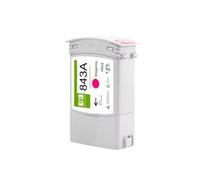 Cartucho de Tinta de inyección de Tinta de Color 843A 843a, Paquete de 4, Compatible con Suministros de Impresora PageWide XL 4000 XL 4100 4500 5000 5100(1pcs M-400ML)