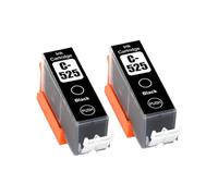 Cartucho de Tinta de inyección de Tinta de Color Compatible con Suministros de Impresora MG6150 PGI-525 PGI525 PGI 525 CLI-526 CLI526 CLI 526(2pcs C-525 Black)