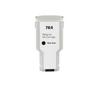 Cartucho de Tinta de inyección de Tinta de Color Compatible para 764 C1Q17A C1Q16A C1Q13A C1Q14A Compatible con Impresora DesignJet T3500(1PCS MBK-300ML)