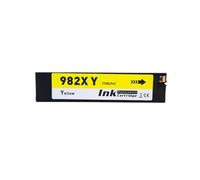 Cartucho de Tinta de inyección de Tinta de Color Compatible para 982 982X PageWide Enterprise Color 765dn 780dn MFP 785f 785zs(1PCS Yellow)