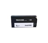 Cartucho de Tinta de inyección de Tinta de Color Compatible para 982 982X PageWide Enterprise Color 765dn 780dn MFP 785f 785zs(1PCS Black)