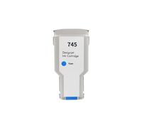 Cartucho de Tinta de inyección de Tinta de Color Compatible Premium 745 F9K05A F9K04A for HP745, Compatible con Impresora HP DesignJet Z2600 Z5600(C)