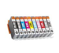 Cartucho de Tinta de inyección de Tinta de Color Compatible Premium PFI300 PFI-300 PFI 300, Compatible con Impresora Canon ImagePROGRAF PRO-300(1set)